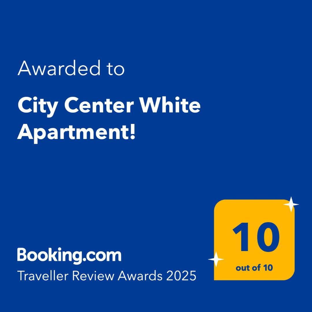 City Center White Apartment! Skopje Buitenkant foto